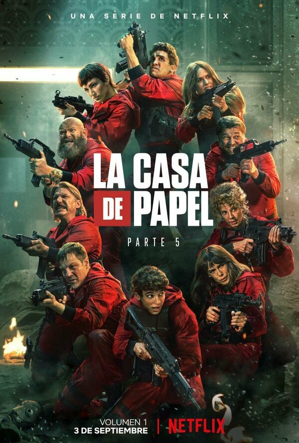 Бумажный дом 3 сезон сериал постер